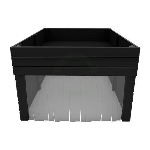 Mähroboter Garage 2in1 mit Fläche für Blumen / Gemüse