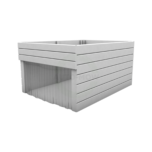 Mähroboter Garage 2in1 mit Fläche für Blumen / Gemüse