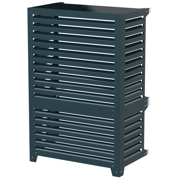 Extra Große Abdeckung "Big Blade" für Wärmepumpen und Klimaanlagen - Bodeninstallation, neben der Wand