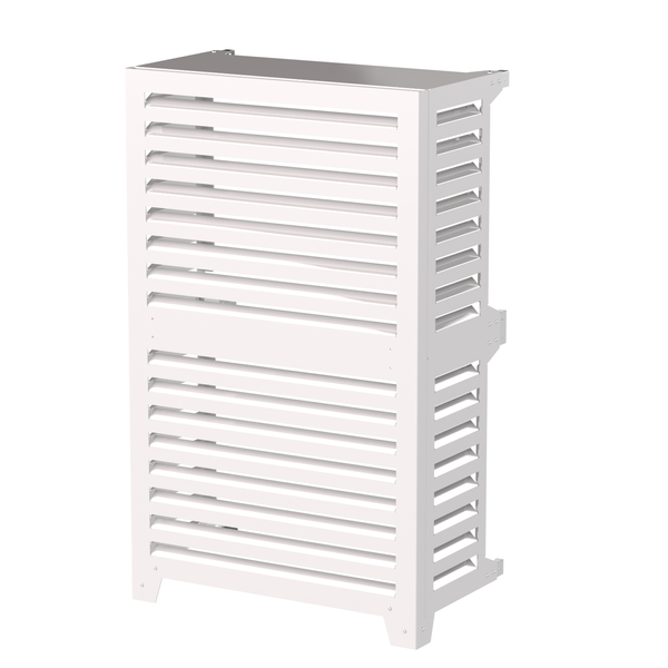 Extra Große Abdeckung "Big Blade" für Wärmepumpen und Klimaanlagen - Bodeninstallation, neben der Wand