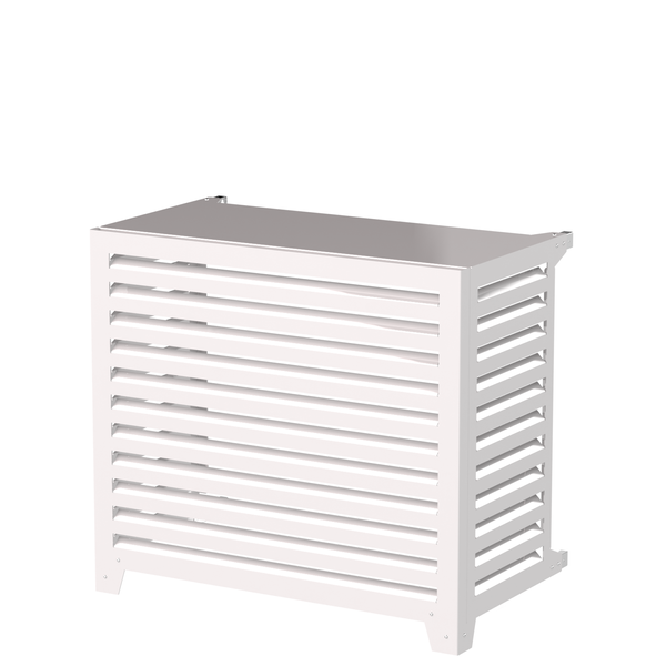 Extra Große Abdeckung "Big Blade" für Wärmepumpen und Klimaanlagen - Bodeninstallation, neben der Wand