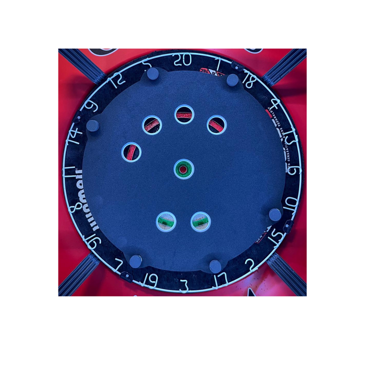 Target Foam "6 x Tripple Rund" Zieltrainer Dart Training Abdeckung Schaumstoff Präzisionstraining Pad