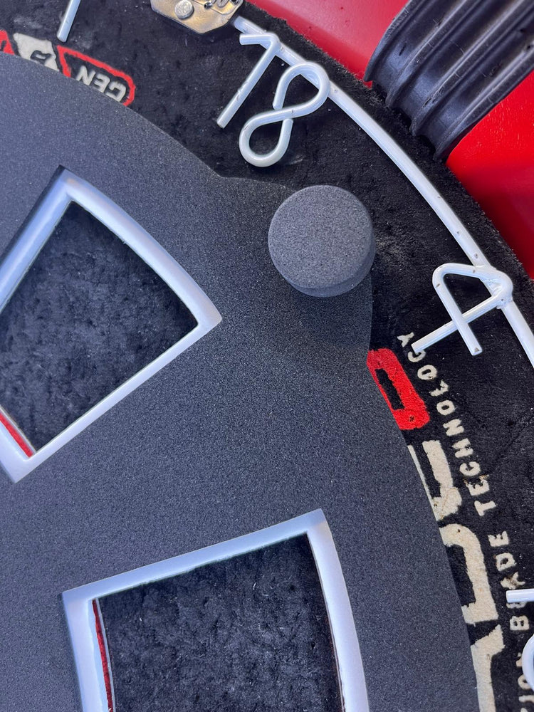 Target Foam "6 x Tripple Felder Rund + Bull" Zieltrainer Dart Training Abdeckung Schaumstoff Präzisionstraining Pad