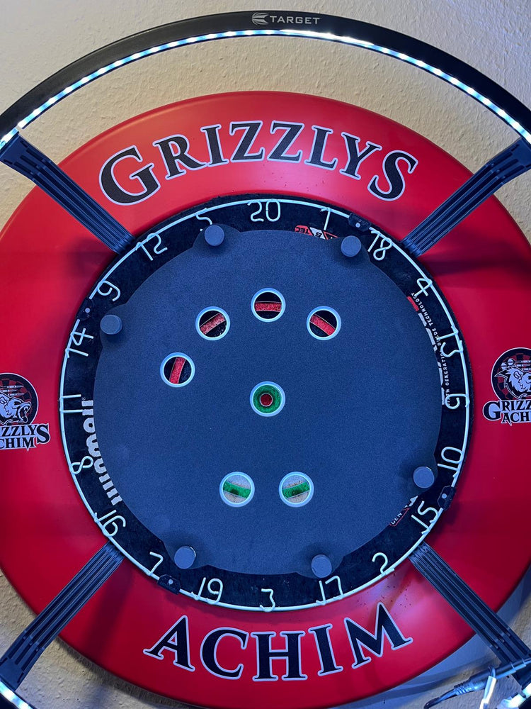 Target Foam "6 x Tripple Rund" Zieltrainer Dart Training Abdeckung Schaumstoff Präzisionstraining Pad