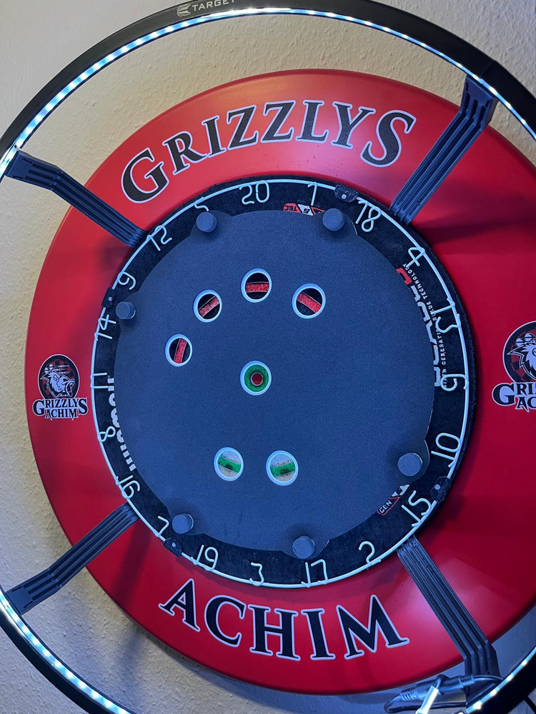 Target Foam "6 x Tripple Rund" Zieltrainer Dart Training Abdeckung Schaumstoff Präzisionstraining Pad