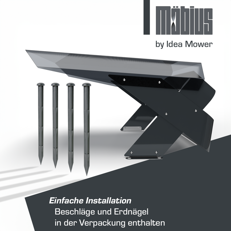 Mährobotergarage Möbius L für Ambrogio Robot 4.0 RTK, Honda Miimo, Husqvarna Automower NERA, Segway Navimow H Serie und mehr