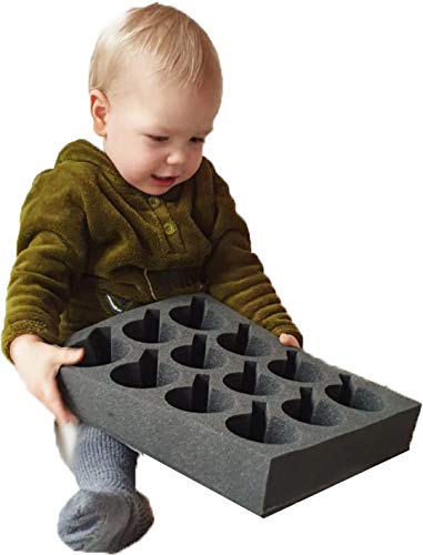 Tassenhalter Glashalter Gläserhalter Platz für 12 Stück - Schaumstoff für Camping Wohnwagen Wohnmobile Boote Schiffe