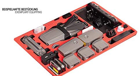 MC-CASES® Rucksack für DJI Mavic 2 Pro oder Zoom/Enterprise - Standard oder DJI Smart Controller - Extrem komfortabel - Viel Platz