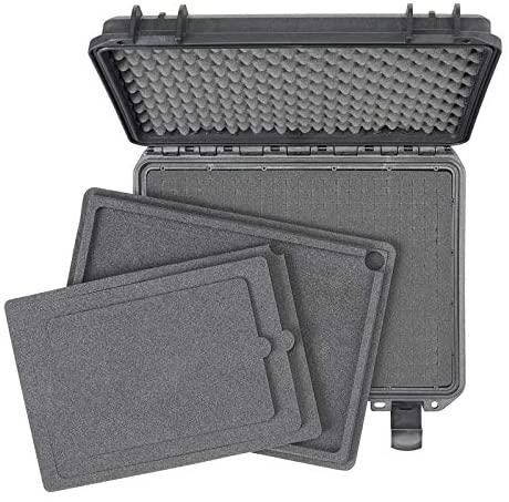 Laptopkoffer | Notebookkoffer | Gaming - Koffer für Laptop und Zubehör - Hartschalenkoffer - wasser- und staubdicht - 380mm x 270mm