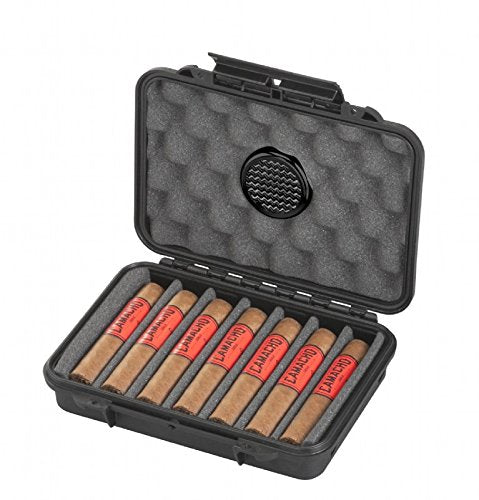 Hochwertiger und Exklusiver Reisehumidor für Zigarren - Transportkoffer - Case - Wasserdicht - Staubdicht - Aus robuster Hartschale