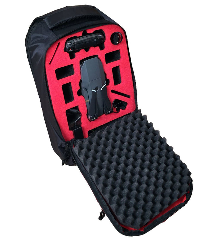 Profi Transport Rucksack passend für DJI Mavic Pro mit umfangreichen Platz für viele Akkus und Zubehör von MC-CASES.com