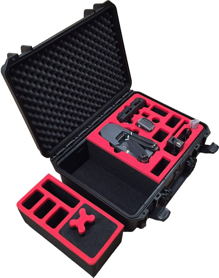 Professioneller Transportkoffer passend für DJI Mavic Pro mit Platz für vielen Akkus und Zubehör