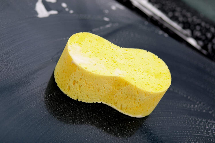 SCHAUMEX® 3er Set Jumbo Autoschwamm – lackschonend, kratzfrei, saugstark, entfernt Schmutz mühelos, Reinigung außen und innen, Felgen und Lack – Made in Germany