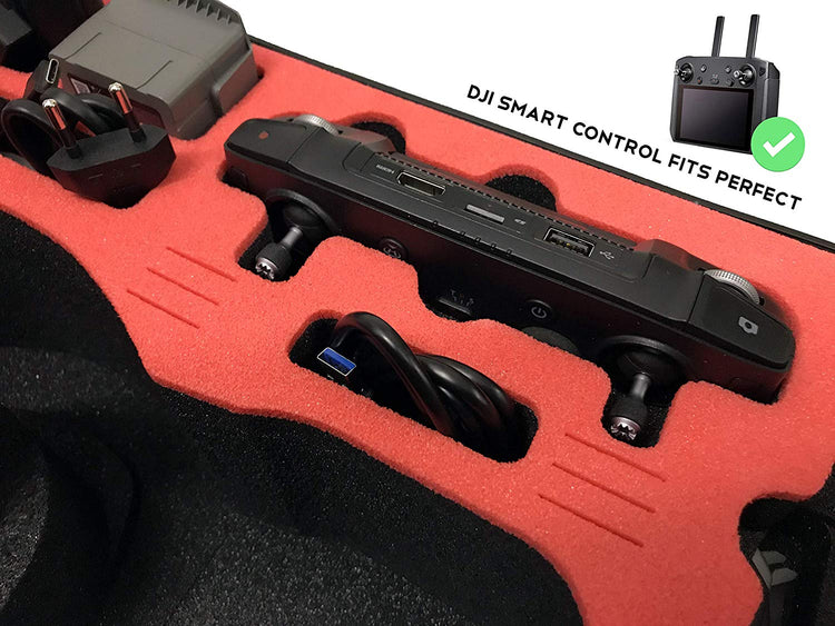 MC-CASES® Koffer für DJI Mavic 2 Pro und Zoom und DJI Goggles/RE auch mit DJI Smart Controller oder Standard Controller