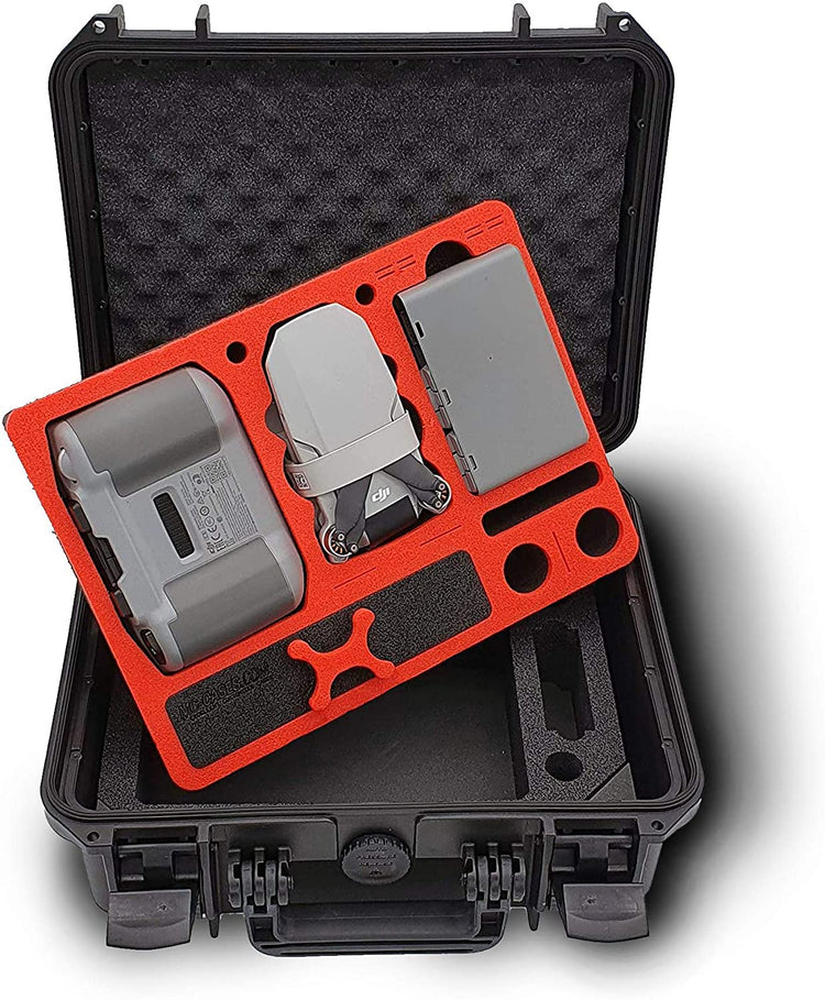 MC-CASES® Koffer für DJI Mini 2 und Zubehör - Explorer Edition für die Fly More Combo -