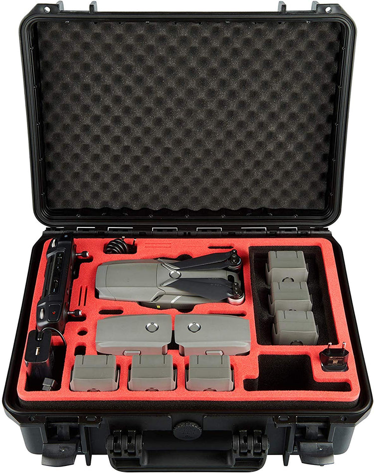 MC-CASES® Koffer für DJI Mavic 2 Pro/Zoom und Smart Controller - Explorer Edition - Platz für bis zu 9 Akkus