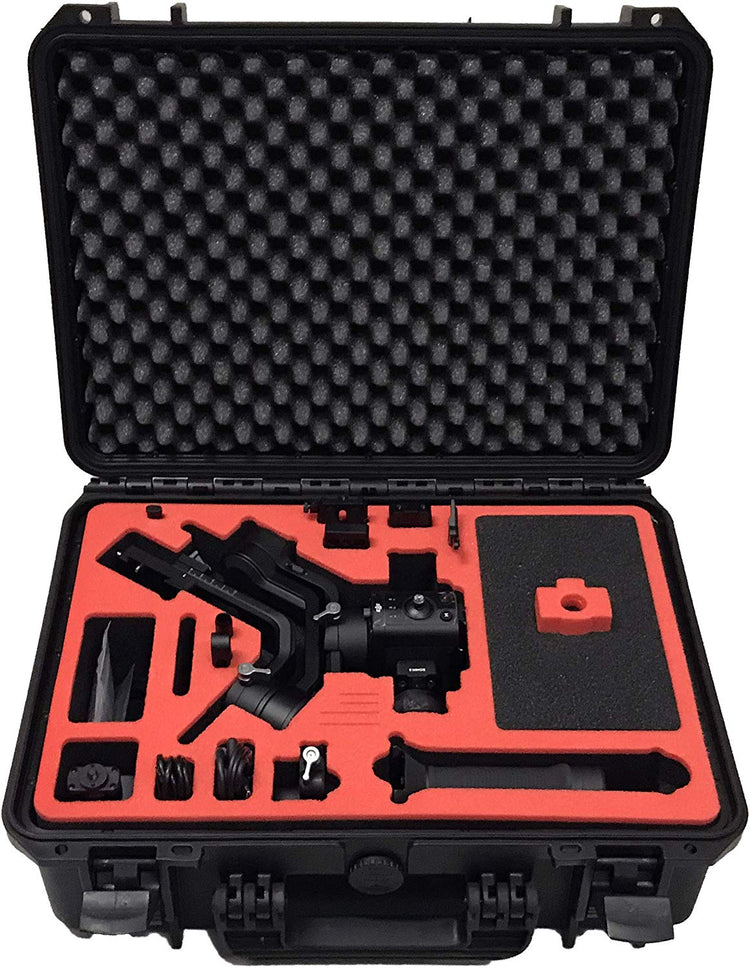 MC-CASES ® Transportkoffer speziell passend für DJI Ronin SC - Combo Edition - Mit ausblanancierten Achsen- Wasserdicht - Professioneller Transportkoffer