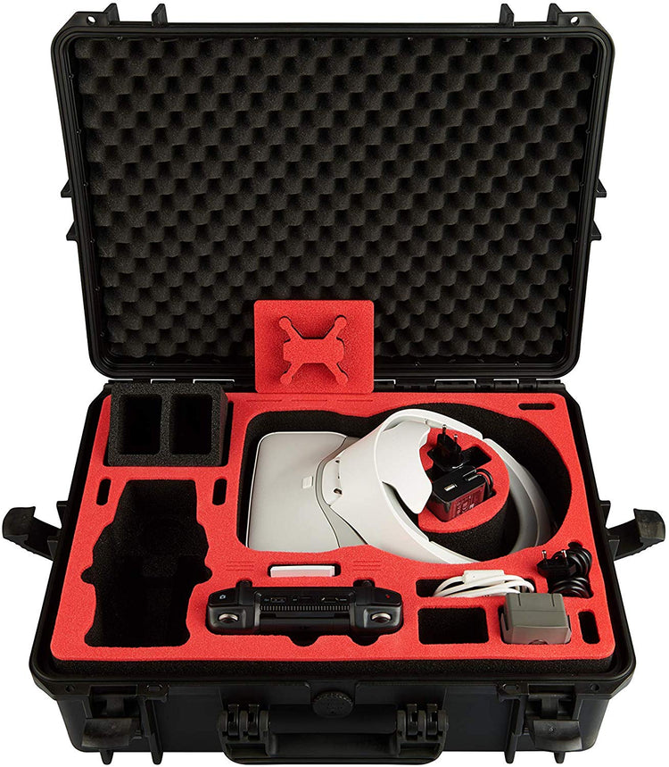 MC-CASES® Koffer für DJI Mavic 2 Pro und Zoom und DJI Goggles/RE auch mit DJI Smart Controller oder Standard Controller