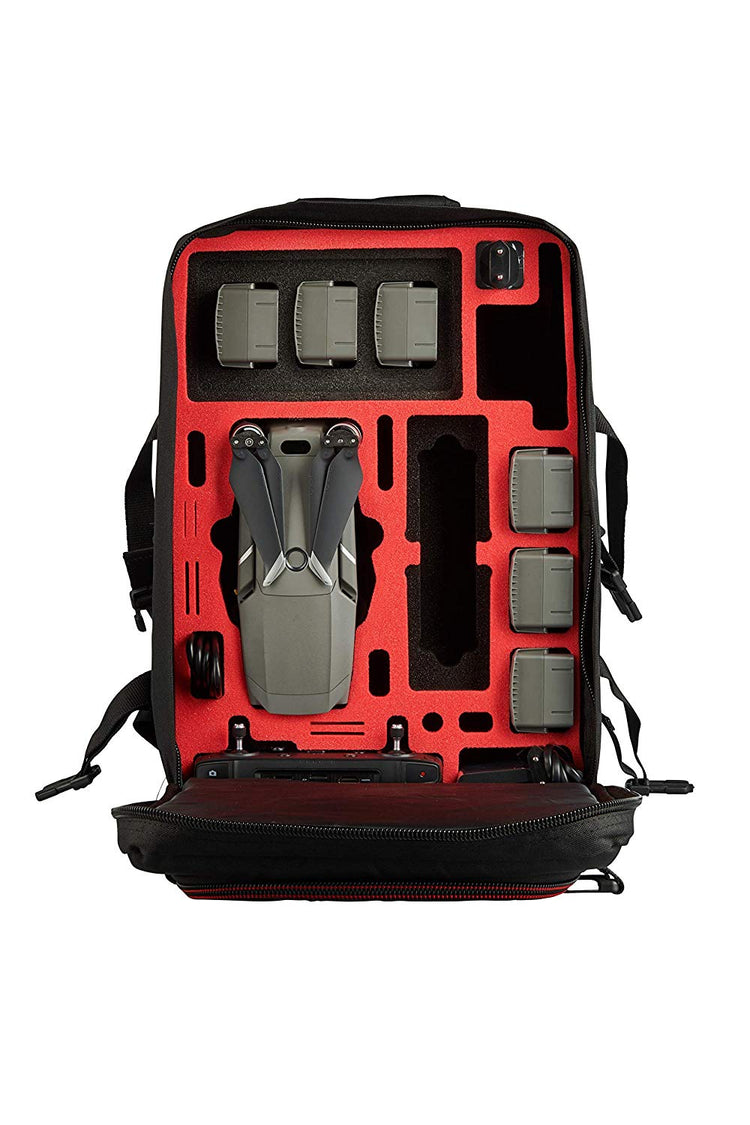MC-CASES® Rucksack für DJI Mavic 2 und DJI Smart Controller - Extrem komfortabel - Viel Platz -