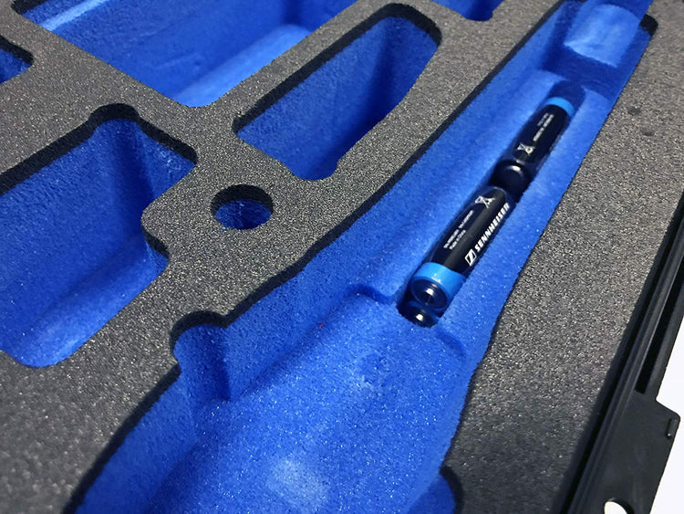 MC-CASES ® Koffer für Sennheiser Evolution Wireless G4 Serie – Sennheiser EW G4 - Viel Platz für Zubehör z.B. 4X Taschensender -