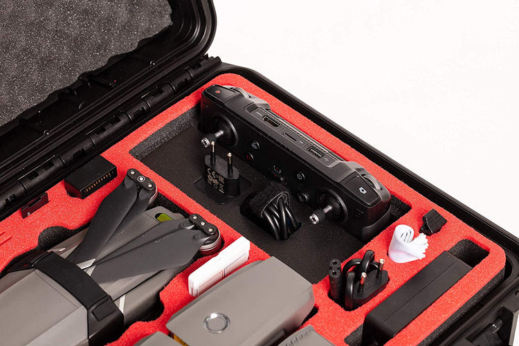 MC-CASES ® Adapter/Einsatz für DJI Smart Controller passend für Mavic 2 Explorer Koffer - Einsatz für Multifunktionsfach