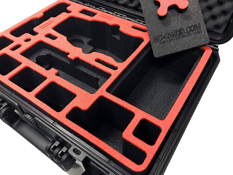 MC-CASES® Koffer für DJI Mavic 2 Pro/Zoom und Smart Controller - Explorer Edition - Platz für bis zu 9 Akkus