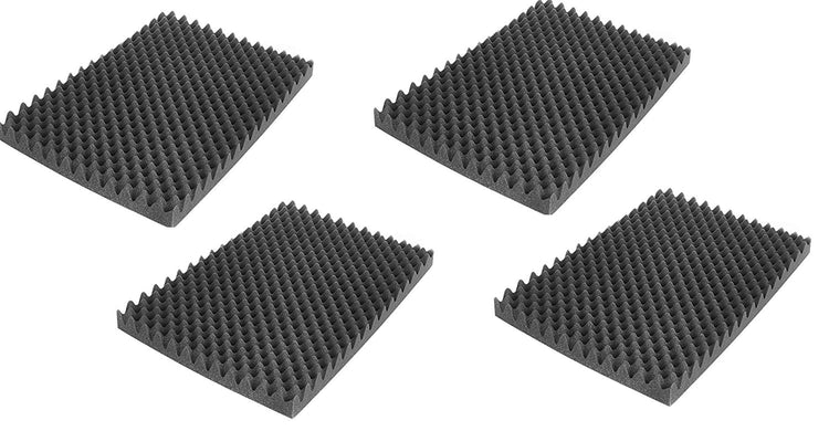 Selbstklebender Noppenschaumstoff, Akustik Schaumstoff ( 500 mm x 350 mm x 50 mm )