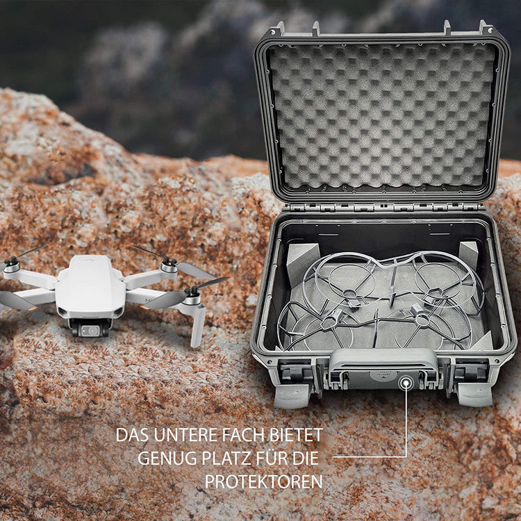 MC-CASES® Koffer für DJI Mini 2 und Zubehör - Explorer Edition für die Fly More Combo -