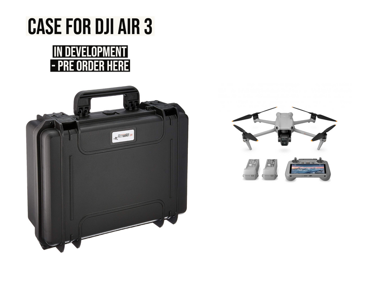 MC-CASES® Koffer für DJI Air 3 - unsere Explorer Version - auch für Fly More Combo