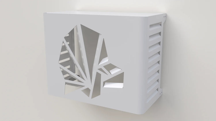 Abdeckung / Schutzhaube für außen Klimaanlage / Klimagerät / Wärmpepumpe / Pool aus hochwertigen Verbundaluminium (Version Bird)