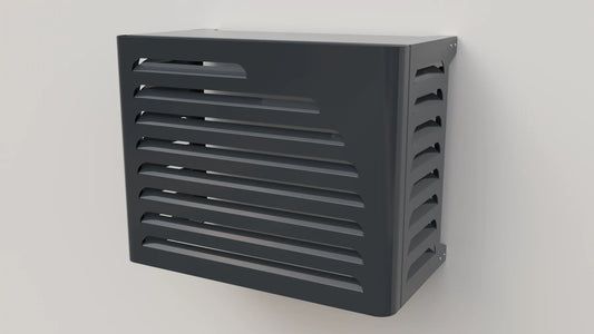 Abdeckung / Schutz für Klimaanlage oder Wärmepumpe Version "Curve"