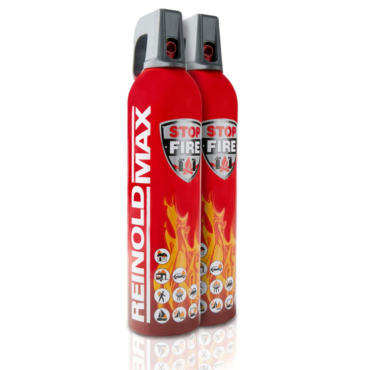 SCHAUMEX Premium Feuerlöschspray - Feuerlöscher - 750ml – Stopfire – Autofeuerlöscher