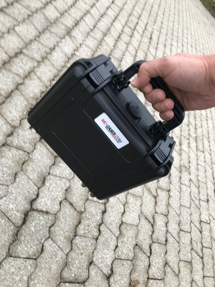 MC-CASES ® Uhrenkoffer Transportkoffer für bis zu 4 Uhren - Reisekoffer - Wasserdicht - Abschließbar - Perfekt für Reisen - Extrem geschützt -