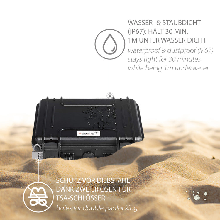 Professioneller Transportkoffer für DJI FPV Combo auch mit Schutzstreben - Fly More Set - Explorer Edition