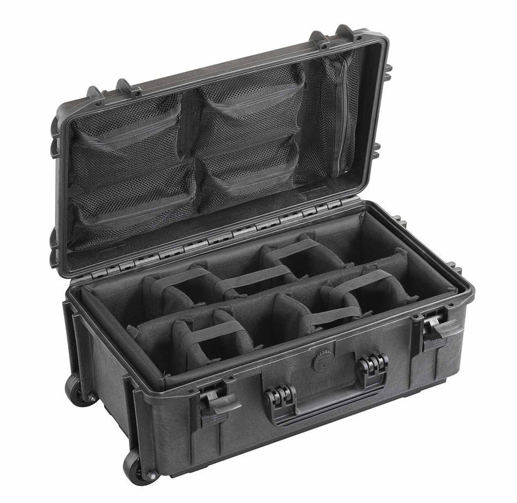 SOCASE 520- Hartschalen Transportkoffer - Außenmaß: 574 x 361 x 225mm (Viele Ausführungen)