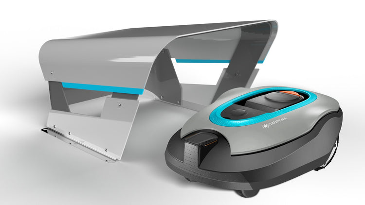 Gardena Mähroboter Garage - Für Rasenroboter und Ladestation