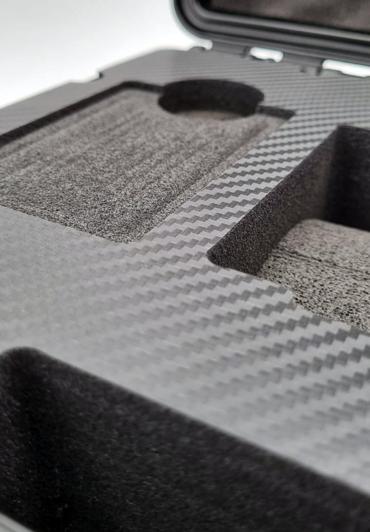 MC-CASES ® Uhrenkoffer Transportkoffer für eine Uhr - Reisekoffer - Wasserdicht - Abschließbar - Perfekt für Reisen - Extrem geschützt - Made in Germany