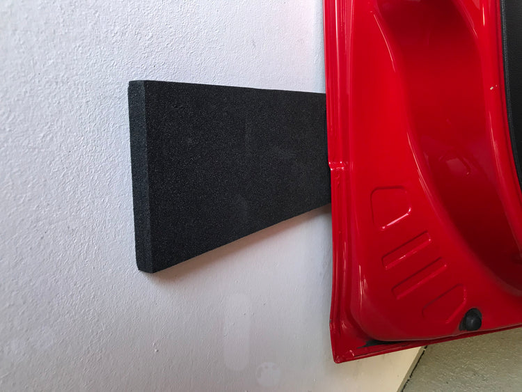 SCHAUMEX® Auto Türkantenschutz Türschutz garage carport - selbstklebend, extra stabil mit Markierungspfeilen (2X Türkantenschutz + 4 Markierungspfeile)