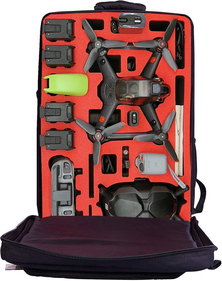 Professioneller Rucksack für DJI FPV COMBO - FLY MORE SET - Passt auch mit DJI Bracers - Outdoor Rucksack -