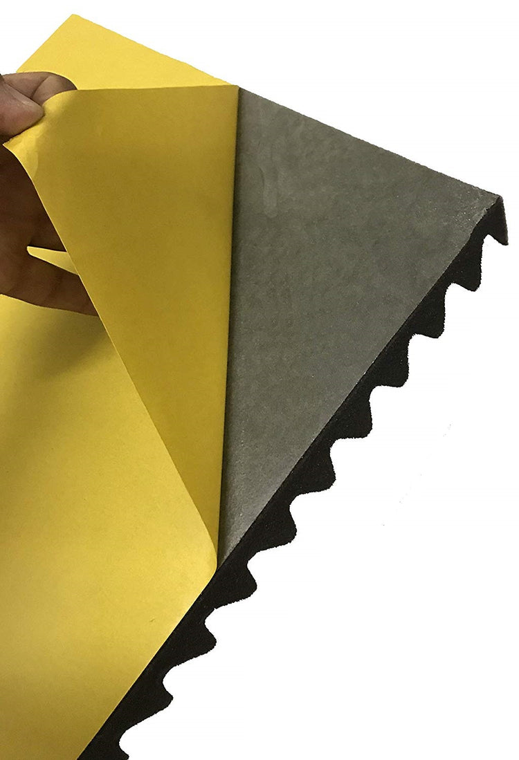 Selbstklebender Noppenschaumstoff, Akustik Schaumstoff ( 500 mm x 350 mm x 50 mm )