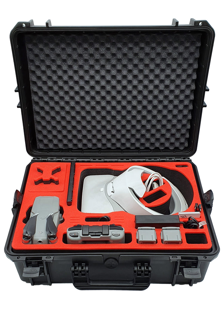 MC-CASES® Koffer für DJI Mavic Air 2S und Air 2 & DJI Goggles und 6 Akkus + Zubehör