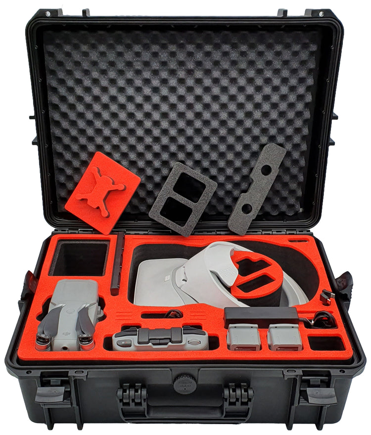 MC-CASES® Koffer für DJI Mavic Air 2S und Air 2 & DJI Goggles und 6 Akkus + Zubehör