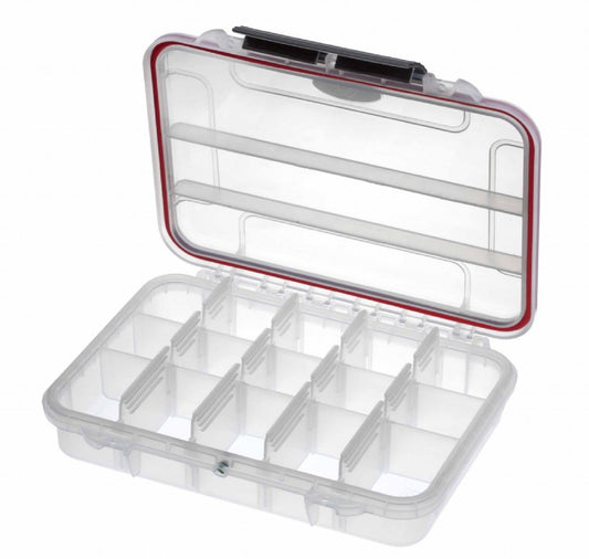 MC-CASES Gripbox 002T - Wasser- und staubdichte Box in Transparent