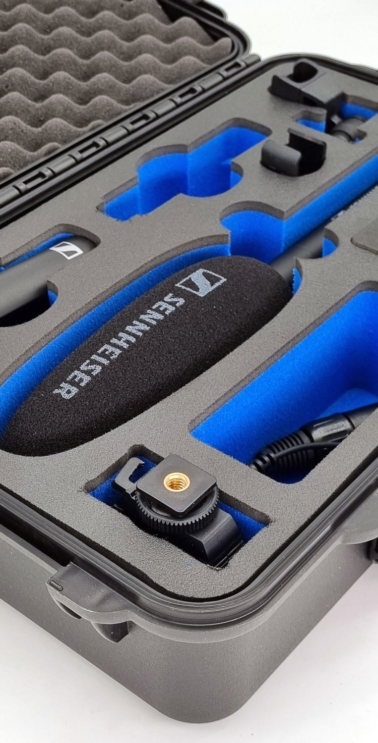 Koffer für Sennheiser MKE 600 Serie - Auch XSWD Interview Set - Wasser- und Staubdicht -