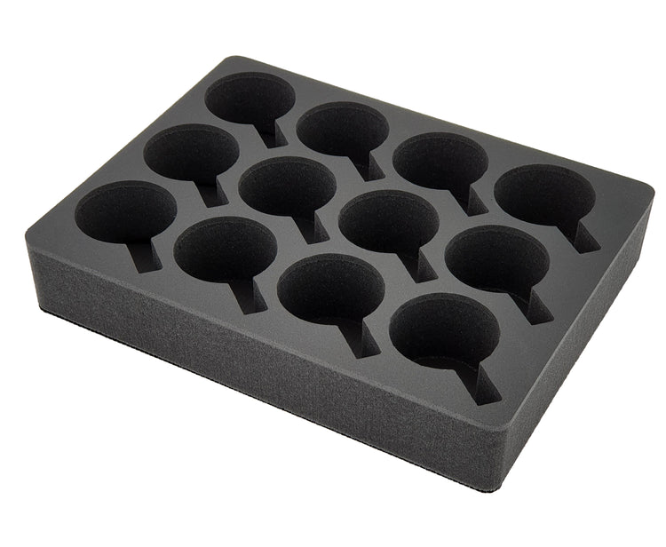 SCHAUMEX®Premium Tassenhalter Glashalter - Platz für 12 Stück - Für Camping Wohnmobil & Wohnwagen..