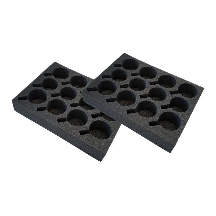 SCHAUMEX® Tassen- & Becherhalter - Platz für 12 Stück - Schaumstoff für Camping Wohnwagen..