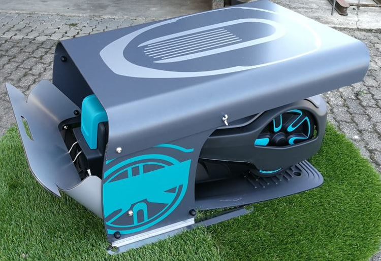 SCHAUMEX Vader Mähroboter Garage / Abdeckung / Carport für Gardena