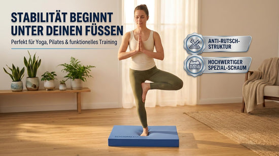 SCHAUMEX Balance Pad – Anwendungsbeispiel Physiotherapie