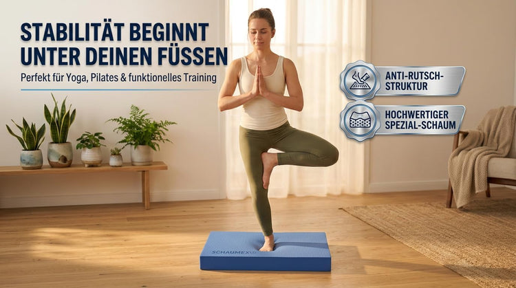 SCHAUMEX Balance Pad – Anwendungsbeispiel Physiotherapie