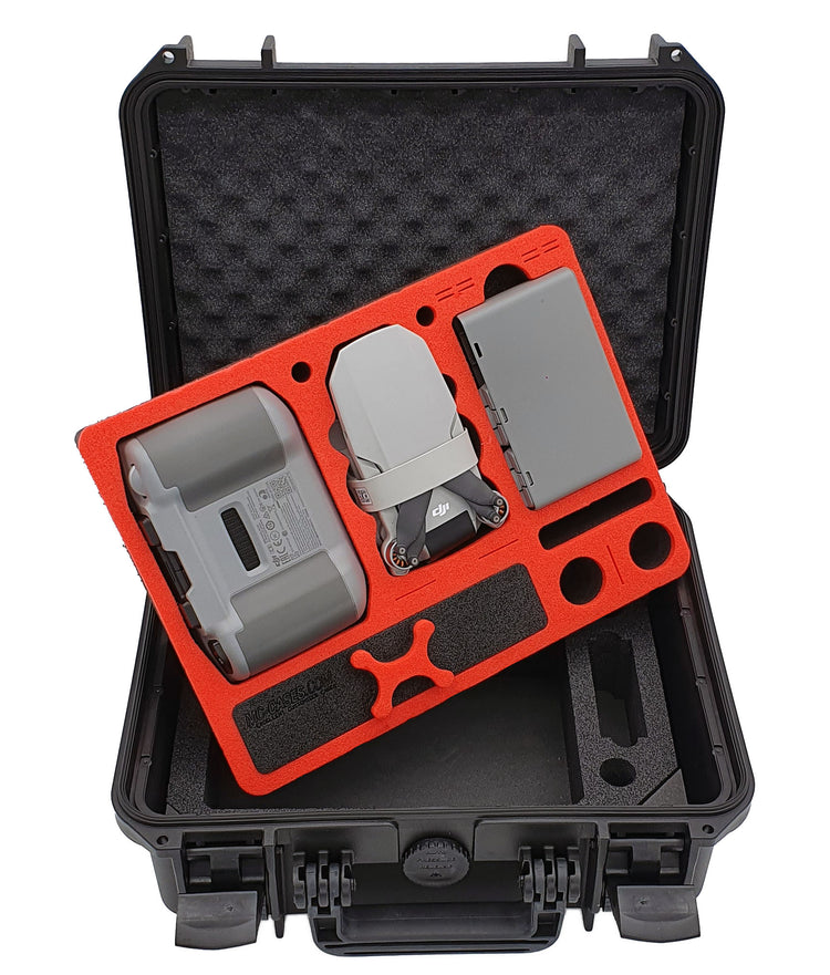 MC-CASES® Koffer für DJI Mini 2 und Zubehör - Explorer Edition für die Fly More Combo -